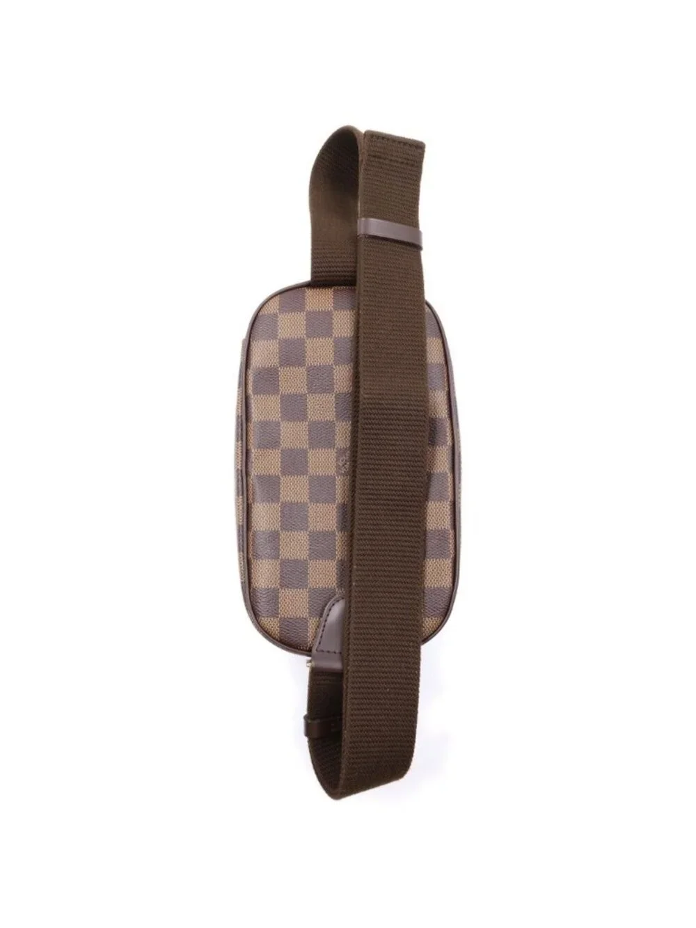 Louis Vuitton Damier Pochette Gange Leather Body Shoulder Bag Brown